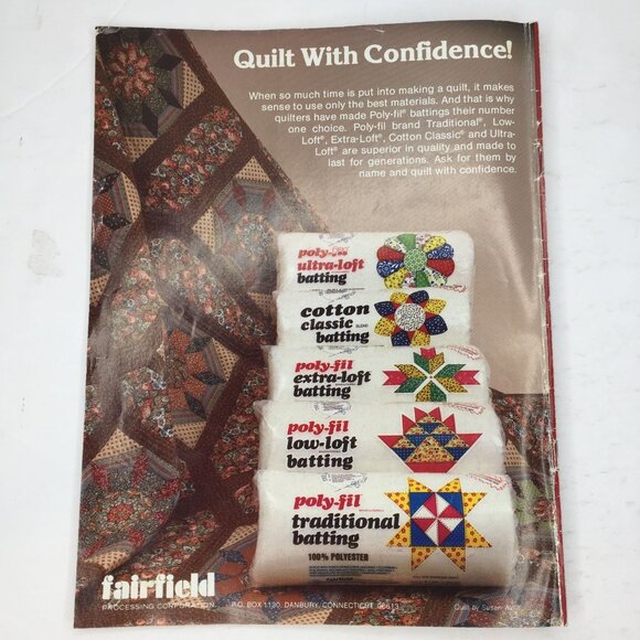 Quilters Newsletter Magazine Dec 1987 Issue No 197 Quilt Patterns Design Holly I - Picture 12 of 13